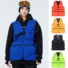 Hunting Jackets Men's And Women's Ski Vests Outdoor Windproof Waterproof Sports Sleeveless Travel Climbing Hiking Running Female Male