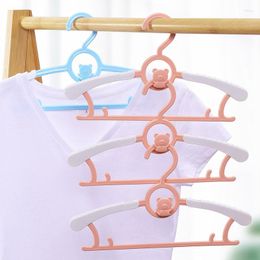 Hangers 5pcs Baby Clothes Hanger Flexible Racks Plastic Clothing Display Kids Unmarked Children Coats Organiser