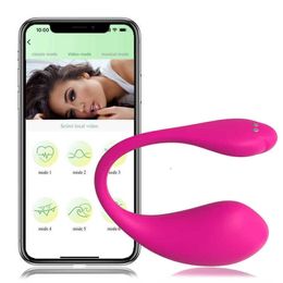 Long Distance Control App Vagina Balls Wearable Bluetooth Vibrator for Women G-spot Vibrators Vibrating Egg