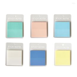 Pcs/Set Translucent Sticky Notes Self-Adhesive Note Pads Waterproof Memo Pad School Office Supplies