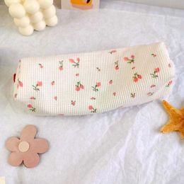 Learning Toys Pencil Bag Style Flowers Pencil Cases Cute Pen Bag Storage Bags School Supplies material