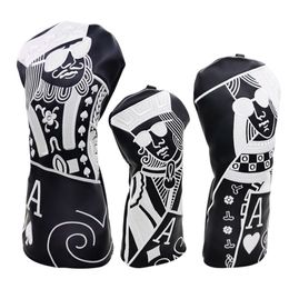 Other Golf Products Golf Club #1 #3 #5 Wood Headcovers Driver Fairway Woods Cover PU Leather Head Covers Maximum speed delivery 230821