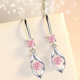 Dangle Earrings CAOSHI Delicate Design Drop Women Young Girl Accessories With Shiny Cubic Zirconia 3 Colors Available Wedding Jewelry