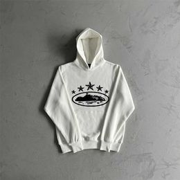 New 5th Anniversary Hooded Tracksuit Men Five Stars Sweater Suit Original Quality Embroidered Sweatshirt and Sweatpants Sets
