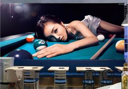 Wallpapers Custom Po 3d Wallpaper Mural Billiards Room Beautiful Background Decoration Painting Wall Murals For Living