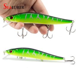 Baits Lures 1PCSlot 14 cm 237 g Fishing Lure Minnow Hard Bait with 3 Hooks Tackle 3D Eyes 230821