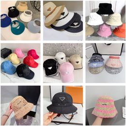 P Designer Hat Bucket Hats for Women Men cap womens Luxury Designer Caps Hats Mens Bonnet Beanie Cappelli Firmati Summer Trucker F2248