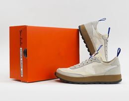 Обувь Уличная обувьСандалии Tom Sachs General Purpose x Craft Mars Yard 2.0 Ts Studio Light Cream Dark Sulphur Мужчины Женщины Кроссовки Original