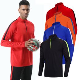 Outdoor TShirts Long Sleeve Sports Shirt Men Sweatshirt Football Jerseys Jogging Cycling Top Jackets soccer Training Tracksuit 230821