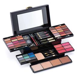 Professional 56 Color Eyeshadow Makeup Set - Multifunctional Cosmetic Kit with Eyeshadow, Lip Gloss, Blush, and Concealer - Full Makeup Set for Beautiful and Natural Look