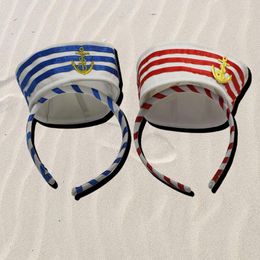 Bandanas 2 Pcs Clothing Men Women Christmas Decor Non-woven Fabric Yacht Captain Hat Headbands