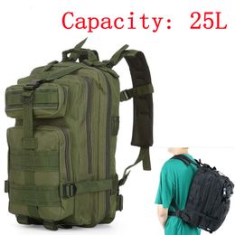 Backpacking Packs Mochila Military Tactical Assault Pack Backpack Army Molle Waterproof Bug Out Bag Small Outdoor Hiking Camping Hunting Rucksack 230821
