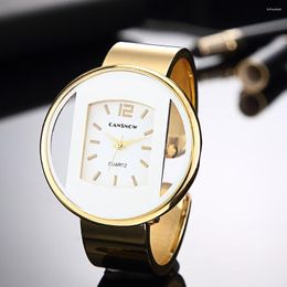 Wristwatches Women Watches 2023 Bracelet Watch Gold Silver Lady Dress Fashion Quartz Clock Bayan Kol Saati