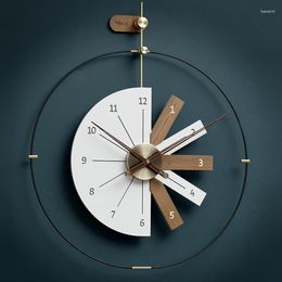 Wall Clocks Decorative Large Watch Minimalist Metal Home Design Luxury Silent Mechanism Unusual Gift Duvar Saati Clock
