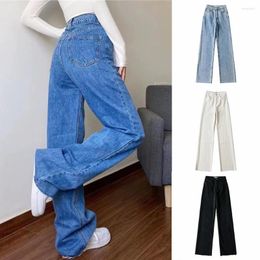 Women's Jeans Brandy Mandy-Women's High Waist Slim Denim Pants Blue Trousers Straight Leg Fashion Spring Autumn 2023