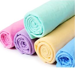 Towel 66X43Cm Car Styling Water Absorption Synthetic Deerskin Pva Wash Care Clean Wa1293 Drop Delivery Home Garden Textiles Dh2Tw