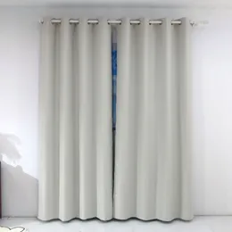 Curtain 1pcs High Precision Blackout Non-perforated Bedroom Curtains For Living Room Convenient Simple Home Accessories