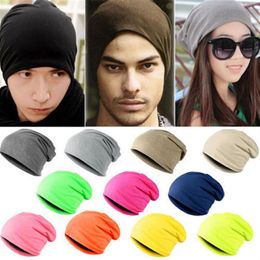 Whole 10pcs Lot Unisex Women Men Knitted Beanies Winter Warm Oversized Ski Slouch Hat Cap Baggy Turban One Size235M