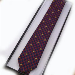 Luxury men's 100% silk tie jacquard yarn-dyed tie standard brand gift box packaging347Q