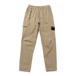 Men's Pants Stone Standard Twill Cotton Wash Tooling Five Bags of Trousers 230821