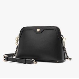 Evening Bags High quality Genuine leather bag Fashion women handbags luxury brand designer handbag Women's Black shuouler 230821