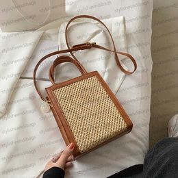 Designer Bag Luxury Handbags Shoulder Bag High Quality Crossbody Bag Women Bags Small Square Bag Vintage Bag Woven Bag Straw Bag Zipper Bag stylisheendibags