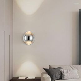 Wall Lamp Modern Simple Bedroom LED Lamps Luxury For Corridor Staircase Aisle Living Study Room Loft Sofa Background Fixtures
