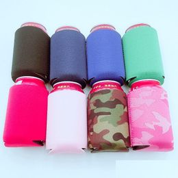 Other Kitchen Tools Wholesale Many Colors Blank Neoprene Foldable Stubby Holders Beer Cooler Bags For Wine Food Cans Er Lx1305 Drop De Dhe3C