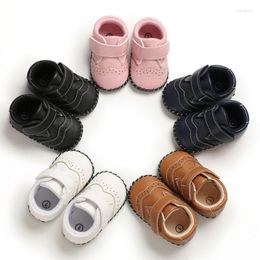 Sportschuhe geborenes Kleinkind Kind Jungen Mädchen weicher alleiniger Leder nicht rutschfestes Sneaker Casual 3-11m