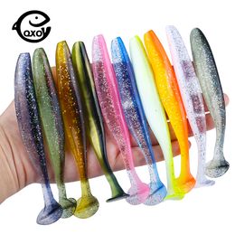 Baits Lures QXO 10pcsLot 7cm 10cm 13cm Soft Worm Silicone Bait Sea Fish Pva Swimbait Wobblers Goods For Fishing Artificial Tackle 230821