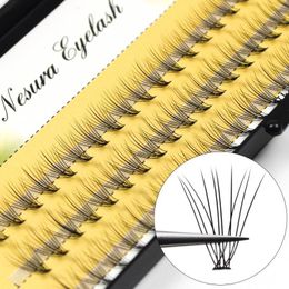 False Eyelashes 1box60 Bundles 10D 01007mm Thickness Individual Eyelash Extensions eyelashes Cluster Lashes Natural 230821