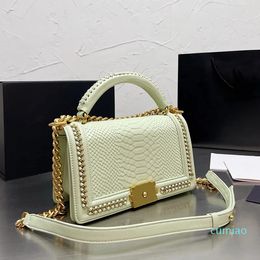 2023-New classic Designer Bags Ladies Shoulder Fashion all-match thick chain Designers Crossbody pattern purses handbags Cross body wallet