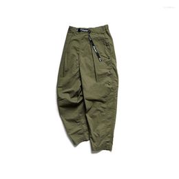 Men's Pants 23SS KAPITAL Japanese Fashion Military Style Loose Breasted Casual Tapered Trousers