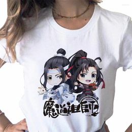 Men's T Shirts Mo Dao Zu Shi Anime Short Sleeves Couples Women Lady Men Tops Grandmaster Of Demonic Lovers Cartoon T-Shirts Boy Girl Tees