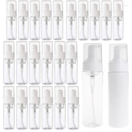 Storage Bottles 12Pcs 30/50/60/80/100/150/200ml Refillable Travel Portable Foaming Bottle Foam Pump Lotion Shampoo Dispenser Containers