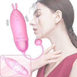 Rabbit wireless multi variable frequency egg jumping women's mini strong vibration masturbator