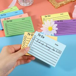 Sheets Fluorescent Colour Sticky Notes Colourful Notepad Planner To-do Lists Stationery School Office Supplies