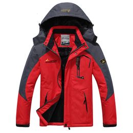 Men's Jackets Ski Jacket Men Warm Suit Thermal Skiing Snowboarding Winter Outdoor Coat Fleece Thick Hooded Windproof Size Sports Clothing 230822