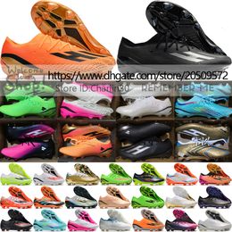 Send With Bag Quality Soccer Boots X Speedportal.1 FG Messis Football Cleats Mens Outdoor Trainers Comfortable Soft Leather World Cup Knit Soccer Shoes Size US 6.5-11.5