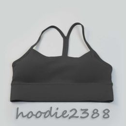 2023 Naked Feel Workout Gym Sport Bras Top L141 Women Mid Support Shockproof Push Up Yoga Athletic Fitness Bra Crop Top