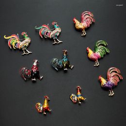 Brooches Zlxgirl Jewellery Mixed Rooster Design Animal For Women And Men Gifts Free One Gift If You Buy More Five Pcs