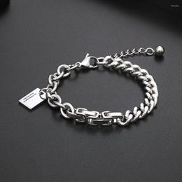 Link Bracelets Personalised Retro Hop Bracelet Men Girls Couple For Women