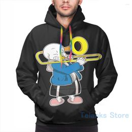 Men's Hoodies Mens Sweatshirt For Women Funny Undertale Sans(3) Print Casual Hoodie Streatwear