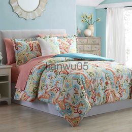 Bedding sets 8 Piece Reversible Bed in a Bag Printed Paisley Kailyn Full x0822