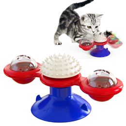Pet Supplies Cat Carousel Windmill Toys Rattles Teaser Ball Cat Toys