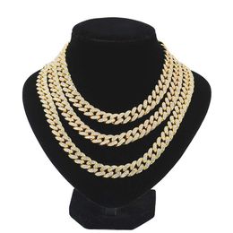 Designer Cuban Necklace Men's Fashion Accessories Hip Hop Diamonds Hip Hop Gold Chain Bracelet Necklace
