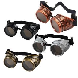 Party Favor Ups Unisex Gothic Vintage Victorian Style Steampunk Goggles Welding Punk Glasses Cosplay Drop Delivery Home Garden Festi Otaem