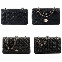 Fashion Vintage Classic Chain Flap Bag Small Crossbody Women Designer Bags Black Quilted Leather Trendy Shoulder Handbags Luxurie Clutch Purses Wallet U3k5#