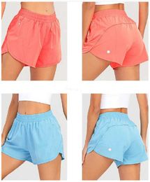 Womens Yoga Outfits High Waist Shorts for women Exercise Short Pants Fitness Wear Girls Running Elastic Adult Sportswear Prevent Wardrobe Malfunction