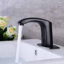 Bathroom Sink Faucets Vidric ORB Automatic Touch Free Sensor And Cold Water Saving Inductive Electric Tap Mixer DC6V&AC220V